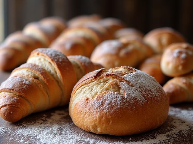 Frisch gebackenes Artisan-Brot bei Umbra Bakehouse in Wallisellen